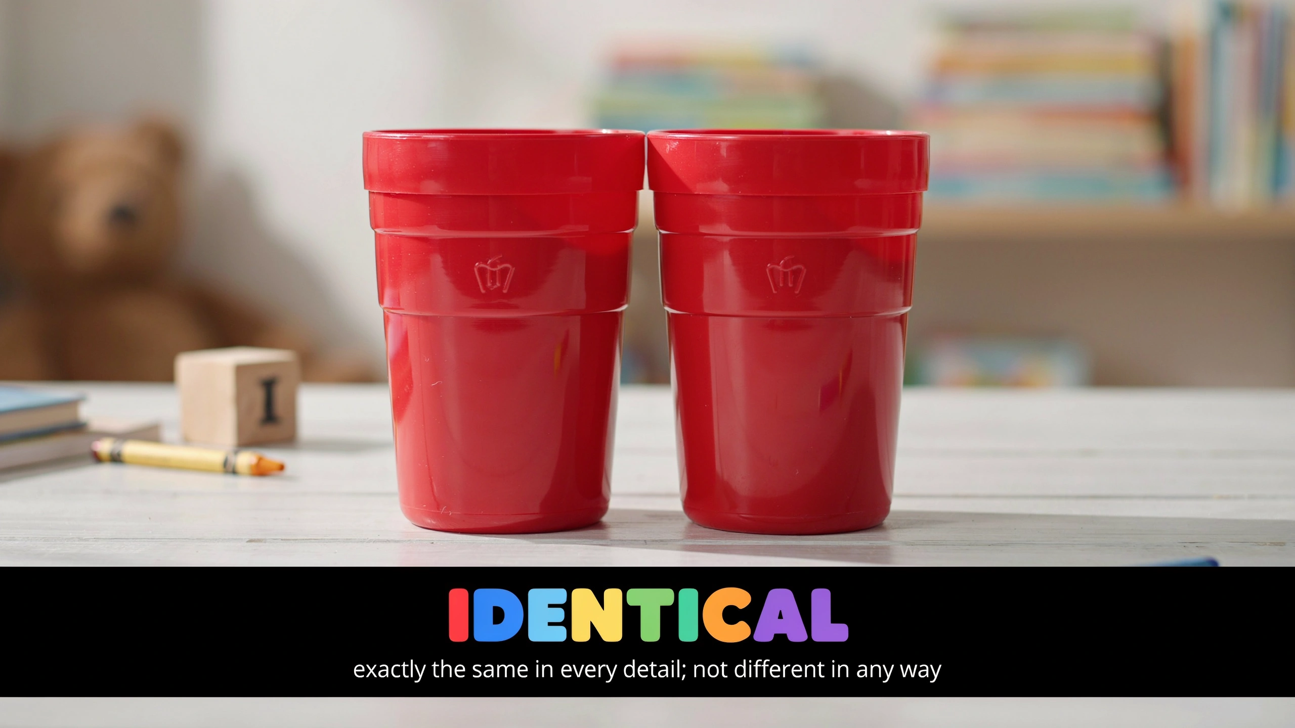 English Illustration for identical